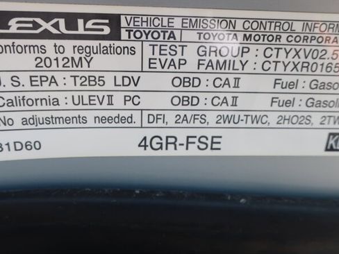 Used 2012 Lexus IS 250 image 34