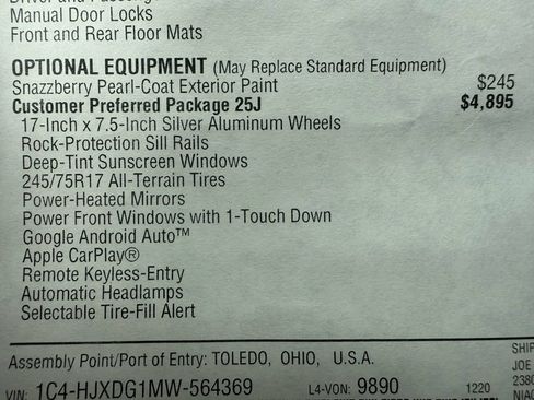 Used 2021 Jeep Wrangler Unlimited Sport AWD/4WD image 22