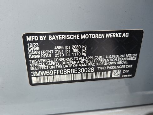 Certified 2024 BMW 330i Sedan w/ M Sport Package RWD image 21