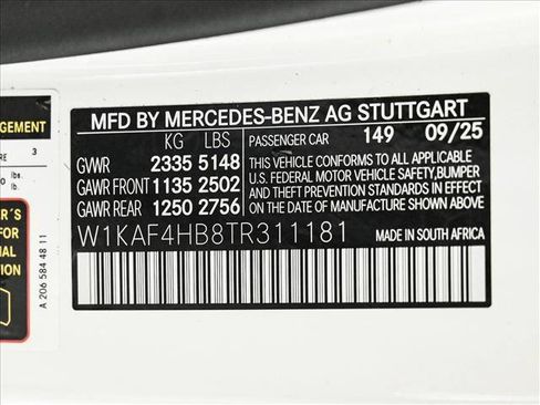 Certified 2026 Mercedes-Benz C 300 4MATIC Sedan image 27