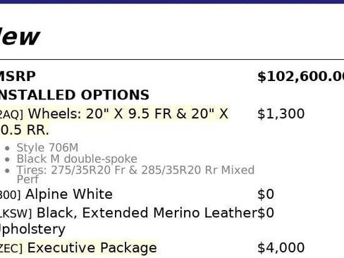 Used 2018 BMW M5 w/ Executive Package image 4