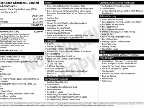 Used 2022 Jeep Grand Cherokee L Limited w/ Luxury Tech Group II image 8