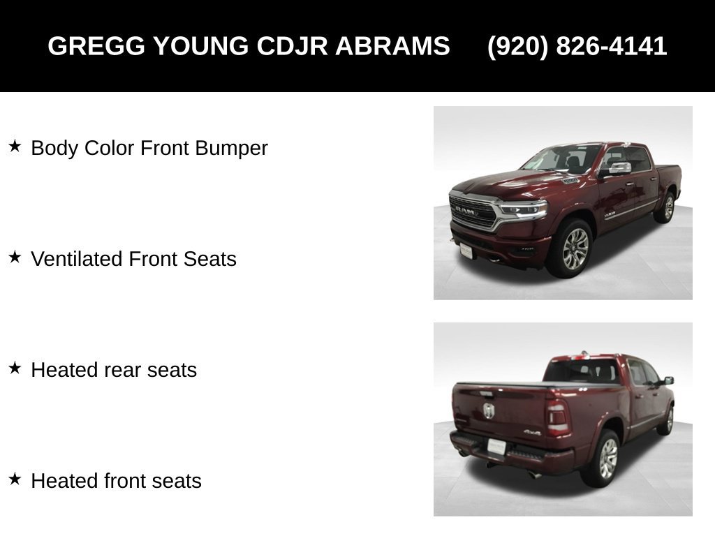 Used 2022 RAM 1500 Limited w/ Body Color Bumper Group AWD/4WD image 13