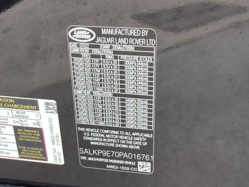 Used 2023 Land Rover Range Rover SE AWD/4WD image 20