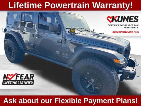 Used 2022 Jeep Wrangler Unlimited Rubicon 4xe w/ Cold Weather Group image 3
