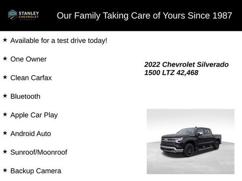 Used 2022 Chevrolet Silverado 1500 LTZ w/ LTZ Premium Package AWD/4WD image 9