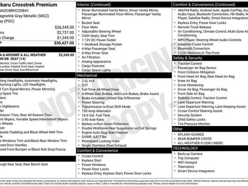 Used 2024 Subaru Crosstrek 2.0i Premium image 7
