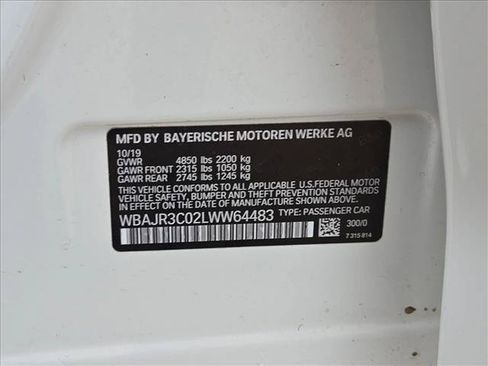 Used 2020 BMW 530i w/ Convenience Package RWD image 23
