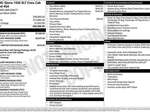 Used 2021 GMC Sierra 1500 SLT w/ SLT Premium Plus Package AWD/4WD image 6