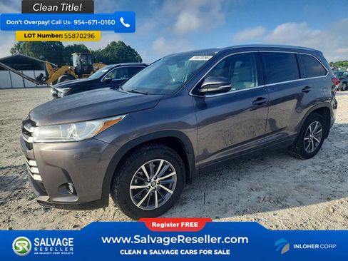Used 2018 Toyota Highlander XLE AWD/4WD image 1