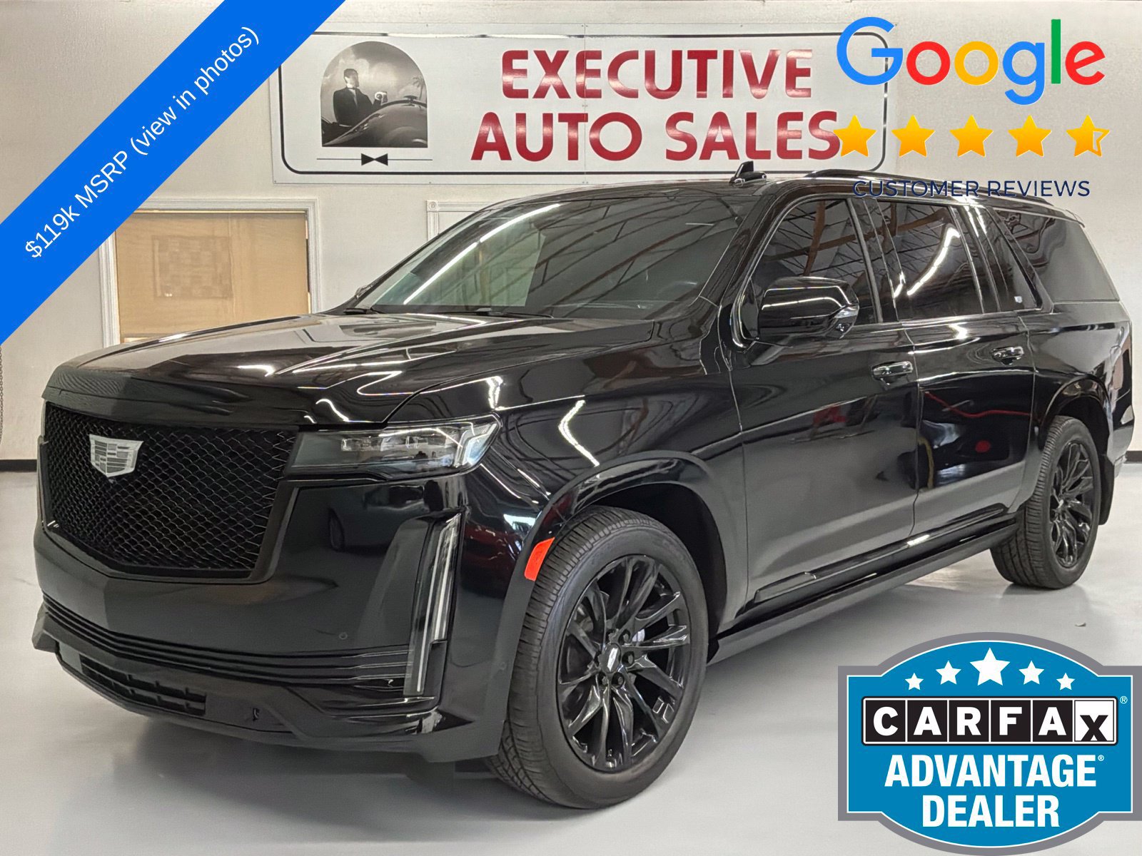 Used 2023 Cadillac Escalade ESV Sport w/ LPO, ONYX Package AWD/4WD image 1