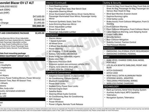 New 2025 Chevrolet Blazer EV LT image 3