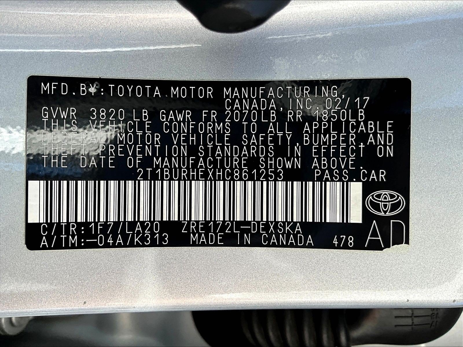 Used 2017 Toyota Corolla XSE w/ Carpet Mat Package (TMS) FWD image 19