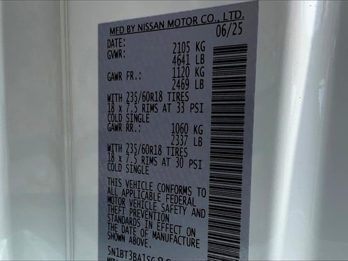 New 2025 Nissan Rogue SV image 14