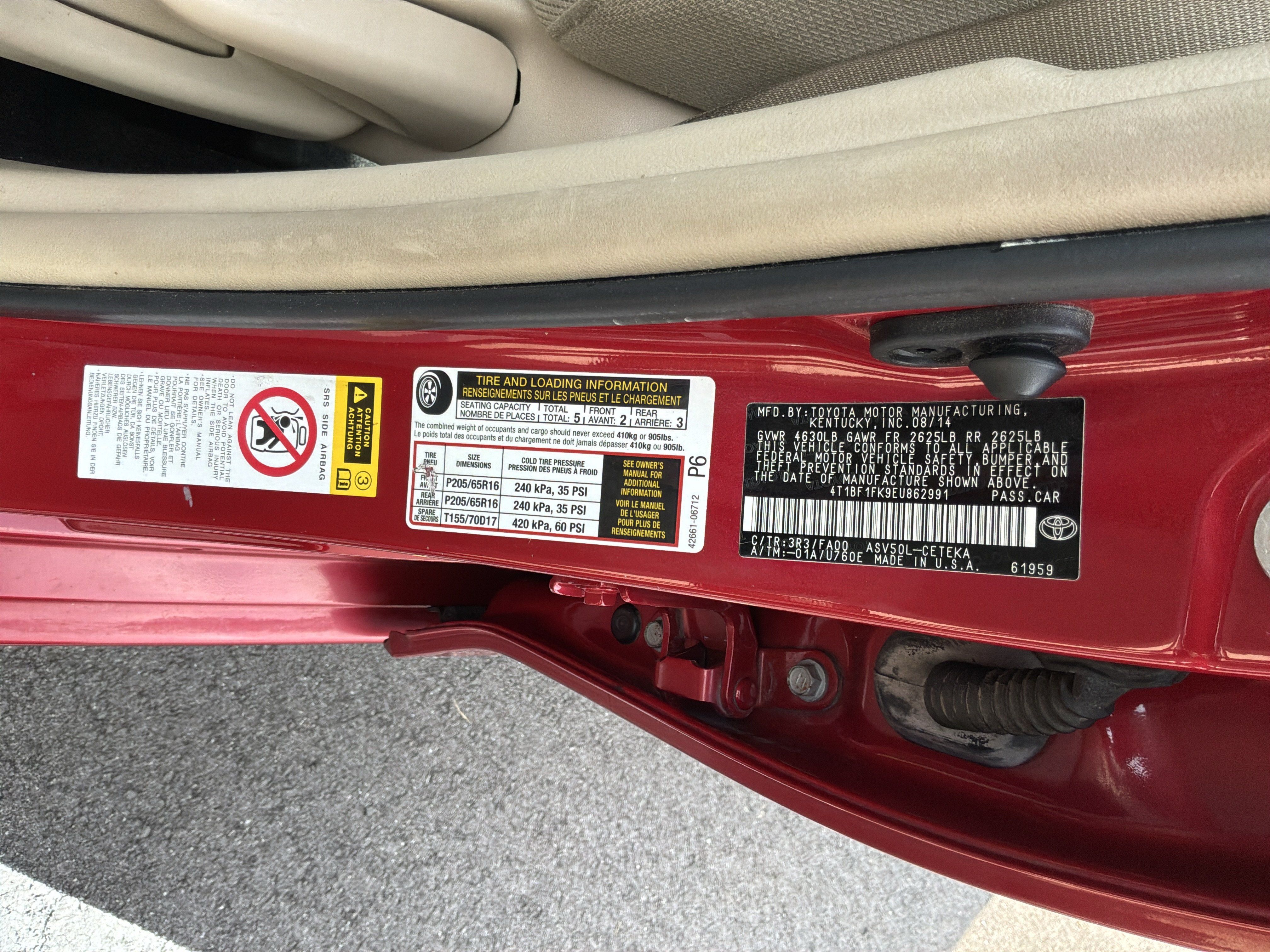 Used 2014 Toyota Camry FWD image 34