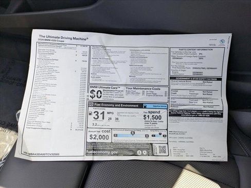 New 2026 BMW 430i Coupe w/ Parking Assistance Package image 18