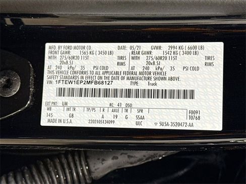 Used 2021 Ford F150 XL w/ STX Appearance Package image 31