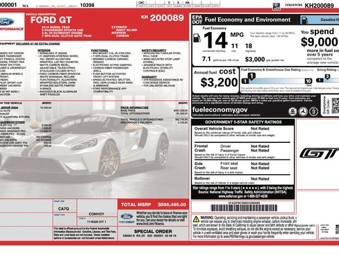 Used 2019 Ford GT RWD image 4