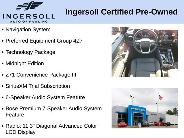 Used 2025 Chevrolet Colorado Z71 w/ Midnight Edition AWD/4WD image 10