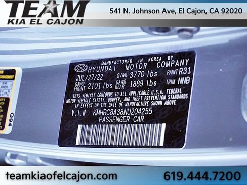 Used 2022 Hyundai Venue Limited w/ Cargo Package FWD image 33