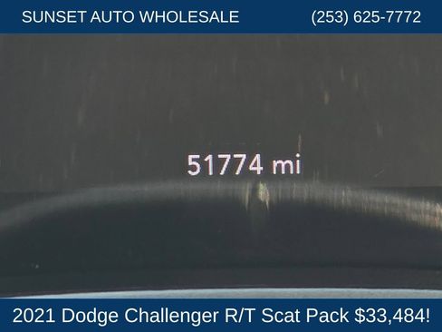 Used 2021 Dodge Challenger R/T Scat Pack w/ Dynamics Package RWD image 34