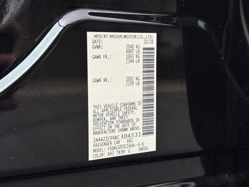 Used 2019 Nissan Leaf SL w/ SL Technology Package FWD image 36