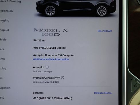 Used 2017 Tesla Model X 100D AWD/4WD image 34