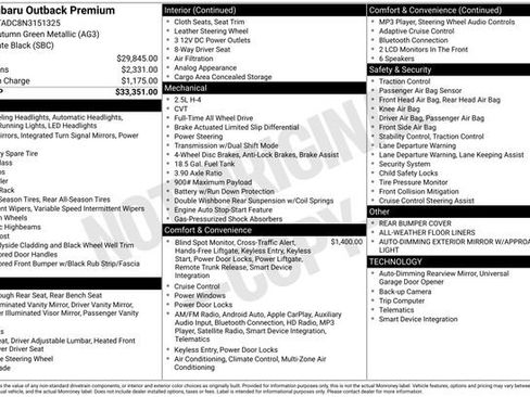 Used 2022 Subaru Outback Premium image 8