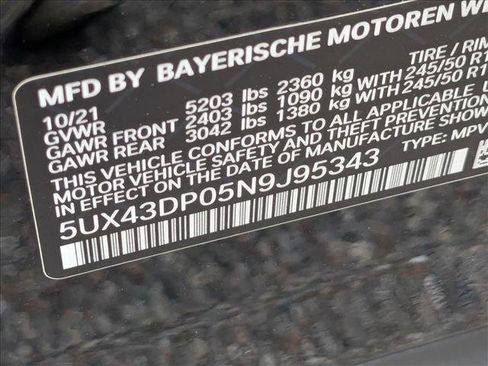 Used 2022 BMW X3 sDrive30i w/ Convenience Package image 15