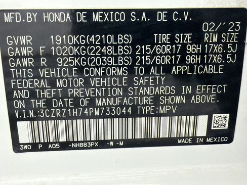Used 2023 Honda HR-V EX-L image 17