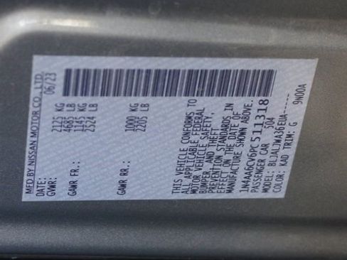 Used 2023 Nissan Maxima SV w/ Floor Mat Group image 27