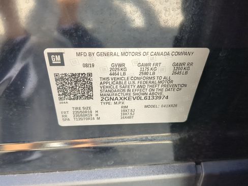 Used 2020 Chevrolet Equinox LT w/ Midnight Edition FWD image 27