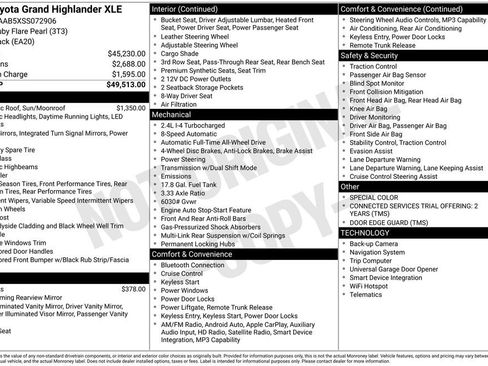 Used 2025 Toyota Grand Highlander AWD image 13