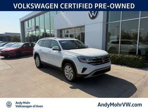 Used 2021 Volkswagen Atlas SEL AWD/4WD image 1
