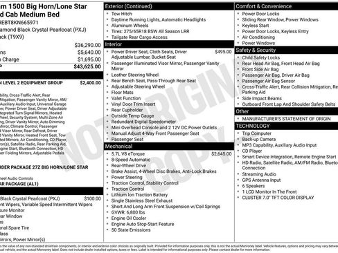 Used 2019 RAM 1500 Big Horn RWD image 6