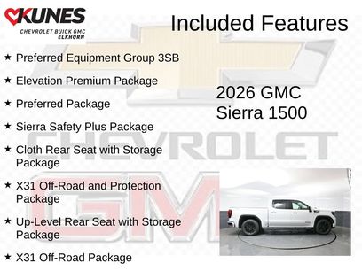 New 2026 GMC Sierra 1500 Elevation w/ Elevation Premium Package