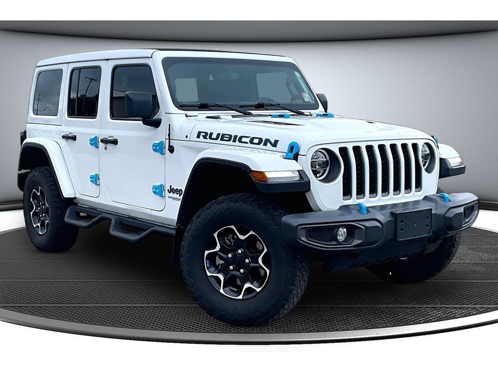 Used 2022 Jeep Wrangler Unlimited Rubicon 4xe w/ Cold Weather Group AWD/4WD image 2