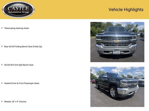 Used 2017 Chevrolet Silverado 1500 LTZ w/ Sport Package AWD/4WD image 10