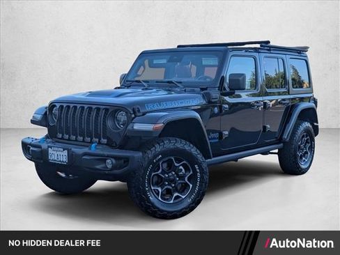 Used 2022 Jeep Wrangler Unlimited Rubicon 4xe w/ Steel Bumper Group AWD/4WD image 1