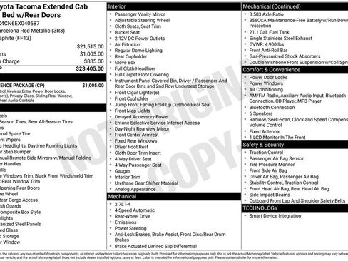 Used 2014 Toyota Tacoma 2WD Access Cab w/ Convenience Package image 3