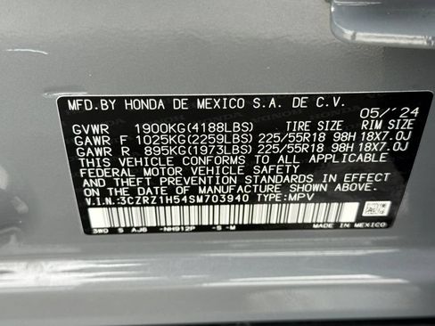 Certified 2025 Honda HR-V Sport image 36