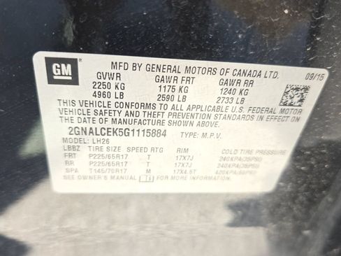 Used 2016 Chevrolet Equinox LT w/ Convenience Package FWD image 16
