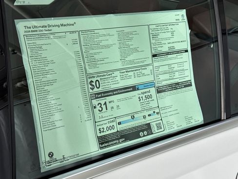 New 2026 BMW 330i Sedan w/ Premium Package RWD image 29