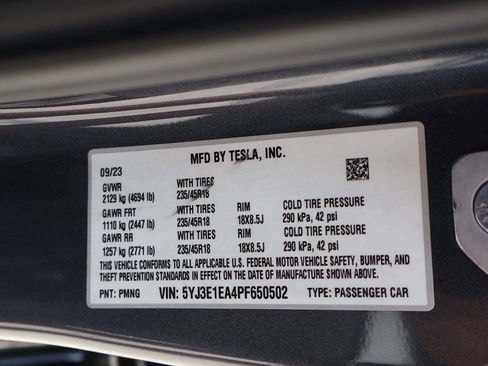 Used 2023 Tesla Model 3 Standard Range RWD image 53