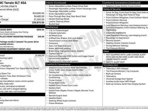 Used 2022 GMC Terrain SLT w/ Tech Package image 31