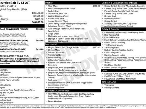 Used 2020 Chevrolet Bolt LT image 36