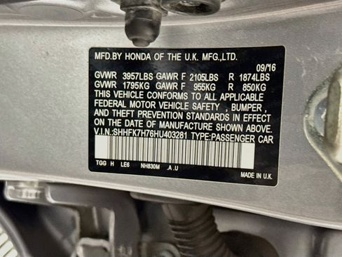 Used 2017 Honda Civic EX-L image 58