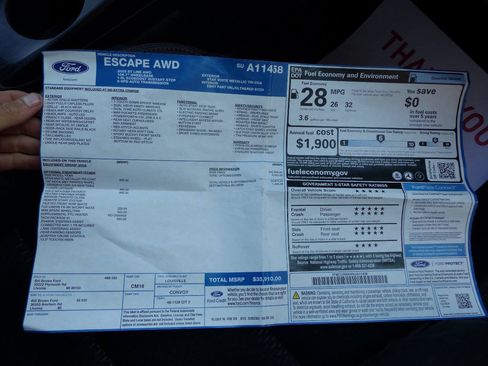 Used 2025 Ford Escape ST-Line w/ Tech Pack #1 AWD/4WD image 45