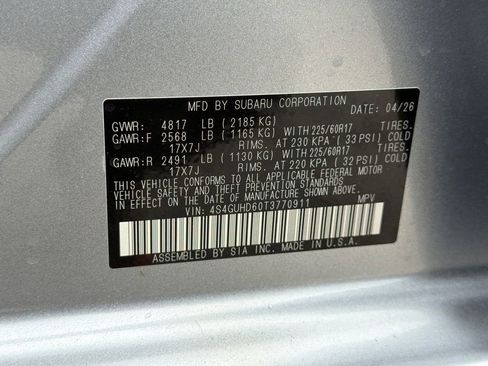 New 2026 Subaru Crosstrek 2.0i Premium AWD/4WD image 31