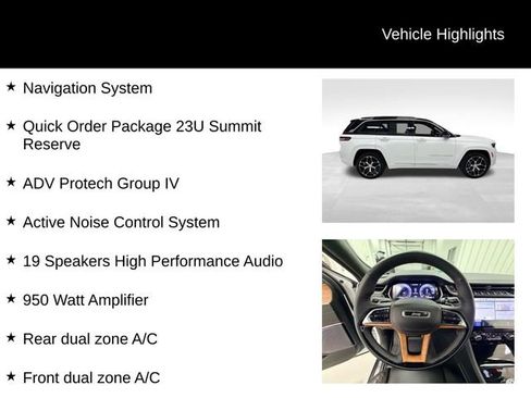 Used 2024 Jeep Grand Cherokee Summit AWD/4WD image 16